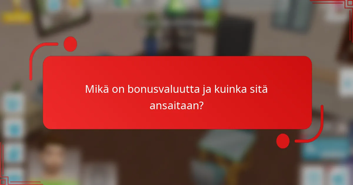 Mikä on bonusvaluutta ja kuinka sitä ansaitaan?